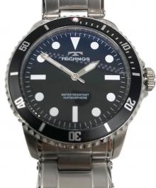 TECHNOS（テクノス）の古着「腕時計」｜ネイビー