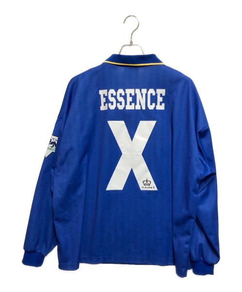 SAINT MICHAEL（セントマイケル）SAINT MICHAEL (セントマイケル) SOCCER SHIRT ブルー サイズ:Mの古着・服飾アイテム