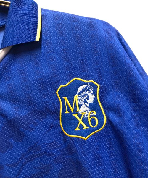 SAINT MICHAEL（セントマイケル）SAINT MICHAEL (セントマイケル) SOCCER SHIRT ブルー サイズ:Mの古着・服飾アイテム