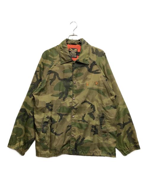 Jnco（ジェーエヌシーオー）Jnco (ジェーエヌシーオー) ナイロンジャケット グリーン サイズ:Lの古着・服飾アイテム