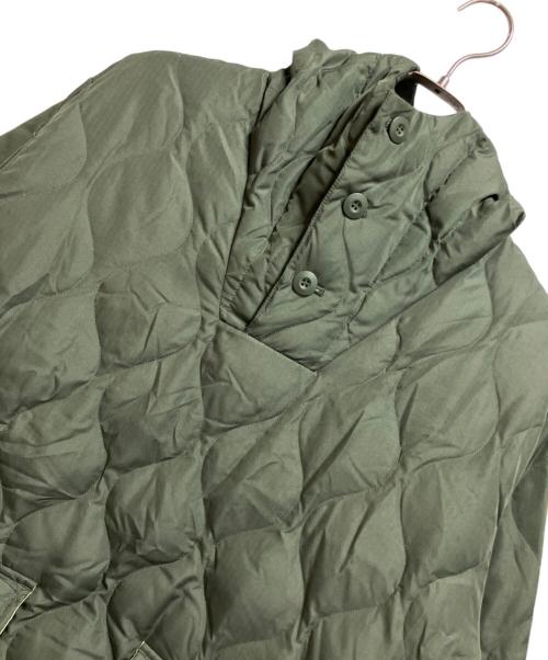 TAION（タイオン）TAION (タイオン) キルティングダウンプルオーバー グリーン サイズ:EU/US L / ASIA XLの古着・服飾アイテム