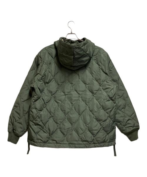 TAION（タイオン）TAION (タイオン) キルティングダウンプルオーバー グリーン サイズ:EU/US L / ASIA XLの古着・服飾アイテム