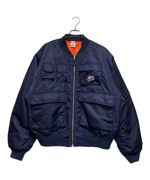 cooper（クーパー）COOPER (クーパー) ブルゾン ネイビー サイズ:FREEの古着・服飾アイテム