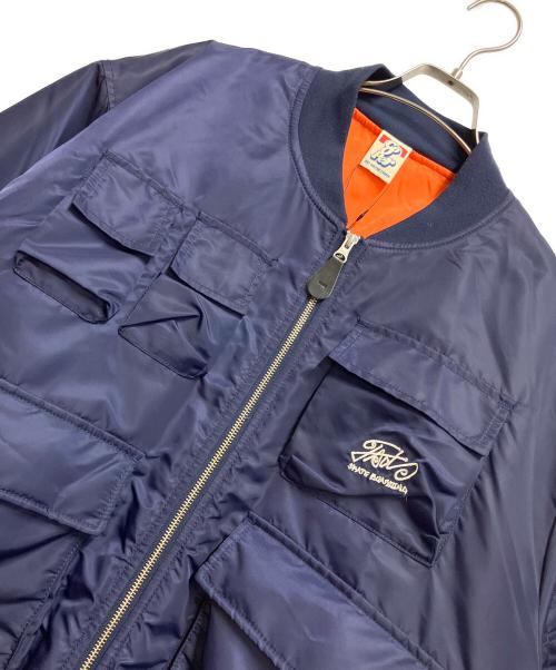 cooper（クーパー）COOPER (クーパー) ブルゾン ネイビー サイズ:FREEの古着・服飾アイテム