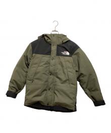 THE NORTH FACE（ザ ノース フェイス）の古着「マウンテンダウンジャケット」｜グリーン×ブラック