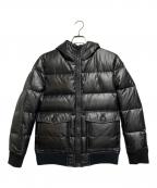 BURBERRY BLACK LABELバーバリーブラックレーベル）の古着「リバーシブルダウンジャケット」｜ブラック