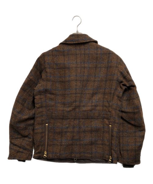 FILSON GARMENT（フィルソン ガーメント）FILSON GARMENT (フィルソン ガーメント) Harris Tweed (ハリスツイード) ハンティングジャケット ブラウン サイズ:ＳＩＺＥ４２の古着・服飾アイテム