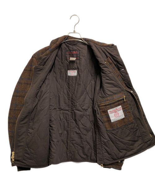 FILSON GARMENT（フィルソン ガーメント）FILSON GARMENT (フィルソン ガーメント) Harris Tweed (ハリスツイード) ハンティングジャケット ブラウン サイズ:ＳＩＺＥ４２の古着・服飾アイテム