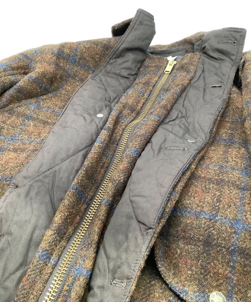 FILSON GARMENT（フィルソン ガーメント）FILSON GARMENT (フィルソン ガーメント) Harris Tweed (ハリスツイード) ハンティングジャケット ブラウン サイズ:ＳＩＺＥ４２の古着・服飾アイテム
