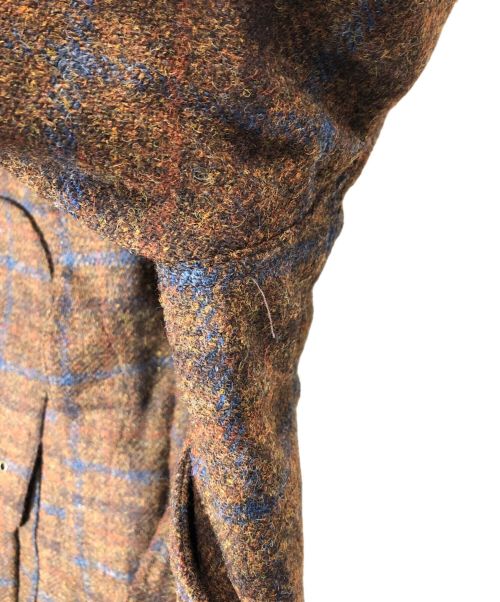 FILSON GARMENT（フィルソン ガーメント）FILSON GARMENT (フィルソン ガーメント) Harris Tweed (ハリスツイード) ハンティングジャケット ブラウン サイズ:ＳＩＺＥ４２の古着・服飾アイテム