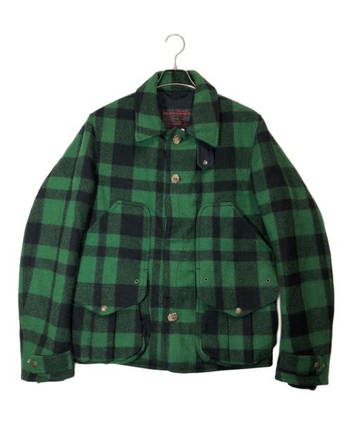 FILSON GARMENT（フィルソン ガーメント）FILSON GARMENT (フィルソン ガーメント) ウールハンティングジャケット グリーン×ブラック サイズ:ＳＩＺＥ４２の古着・服飾アイテム