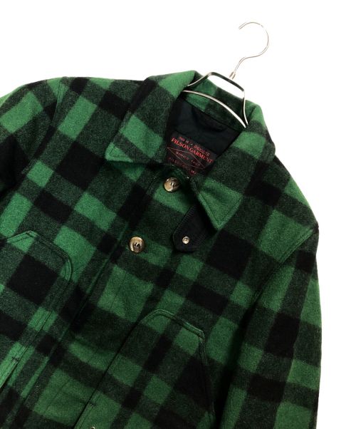 FILSON GARMENT（フィルソン ガーメント）FILSON GARMENT (フィルソン ガーメント) ウールハンティングジャケット グリーン×ブラック サイズ:ＳＩＺＥ４２の古着・服飾アイテム