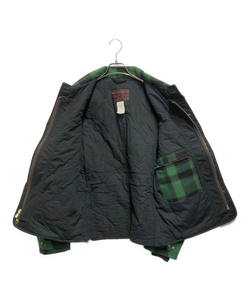FILSON GARMENT（フィルソン ガーメント）FILSON GARMENT (フィルソン ガーメント) ウールハンティングジャケット グリーン×ブラック サイズ:ＳＩＺＥ４２の古着・服飾アイテム