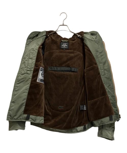 ACE CAFE LOMDON（エースカフェロンドン）ACE CAFE LOMDON (エースカフェロンドン) フーデッドジャケット グリーン サイズ:Lの古着・服飾アイテム