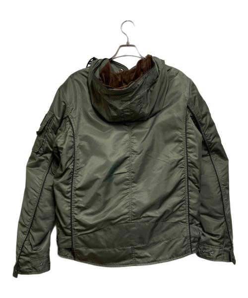 ACE CAFE LOMDON（エースカフェロンドン）ACE CAFE LOMDON (エースカフェロンドン) フーデッドジャケット グリーン サイズ:Lの古着・服飾アイテム