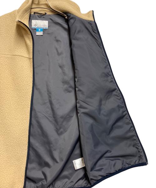 Columbia（コロンビア）Columbia (コロンビア) シュガードーム ベスト ベージュ×ネイビー サイズ:Lの古着・服飾アイテム