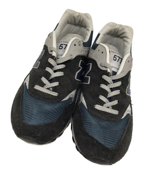NEW BALANCE（ニューバランス）NEW BALANCE (ニューバランス) M577 ANN ブラック×グリーン サイズ:US 9 1/2の古着・服飾アイテム