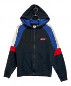 LEVI'Sリーバイス）の古着「ジップパーカー」｜ブラック×ブルー