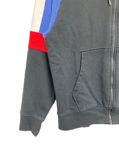 LEVI'S（リーバイス）LEVI'S (リーバイス) ジップパーカー ブラック×ブルー サイズ:SIZE Sの古着・服飾アイテム