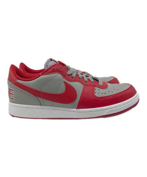 NIKE（ナイキ）NIKE (ナイキ) TERMINATOR LOW（ターミネーター ロー） グレー×レッド サイズ:US 9.5の古着・服飾アイテム