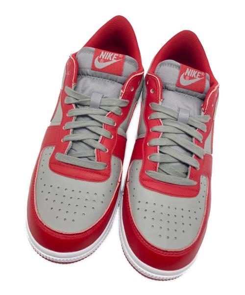 NIKE（ナイキ）NIKE (ナイキ) TERMINATOR LOW（ターミネーター ロー） グレー×レッド サイズ:US 9.5の古着・服飾アイテム