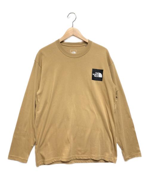 THE NORTH FACE（ザ ノース フェイス）THE NORTH FACE (ザ ノース フェイス) 長袖カットソー ベージュ サイズ:ＳＩＺＥ　Ｌの古着・服飾アイテム