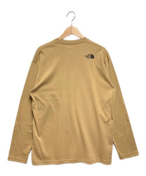 THE NORTH FACE（ザ ノース フェイス）THE NORTH FACE (ザ ノース フェイス) 長袖カットソー ベージュ サイズ:ＳＩＺＥ　Ｌの古着・服飾アイテム