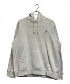 GRAMICCIグラミチ）の古着「ONE POINT HOODED SWEATSHIRT（ワンポイントフーディスウェットシャツ）」｜グレー