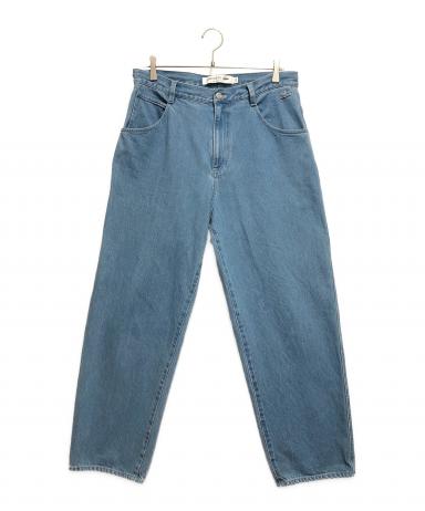 中古・古着通販】LACOSTE (ラコステ) ワイドデニムパンツ ブルー