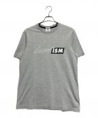 LACOSTE LIVEラコステライブ）の古着「コットン ユニセックス プリントTシャツ」｜ライトグレー