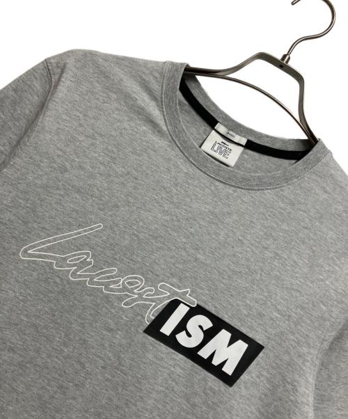 LACOSTE LIVE（ラコステライブ）LACOSTE LIVE (ラコステライブ) コットン ユニセックス プリントTシャツ ライトグレー サイズ:Mの古着・服飾アイテム
