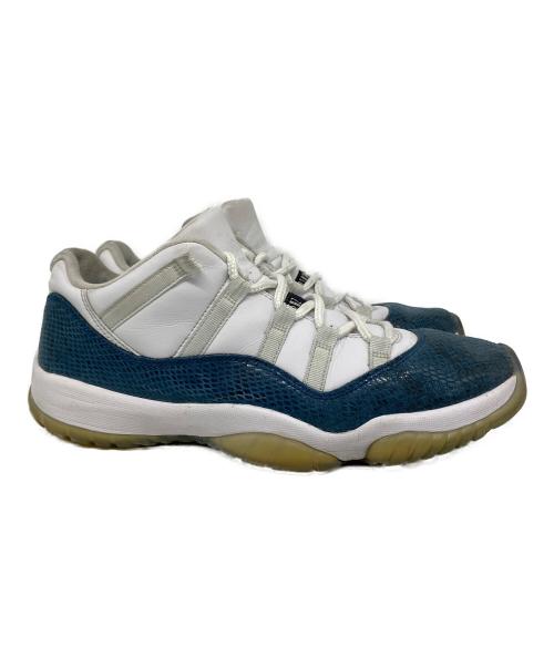 NIKE（ナイキ）NIKE (ナイキ) AIR JORDAN 11 LOW ホワイト×ネイビー サイズ:SIZE 29cmの古着・服飾アイテム