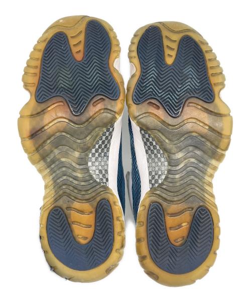 NIKE（ナイキ）NIKE (ナイキ) AIR JORDAN 11 LOW ホワイト×ネイビー サイズ:SIZE 29cmの古着・服飾アイテム