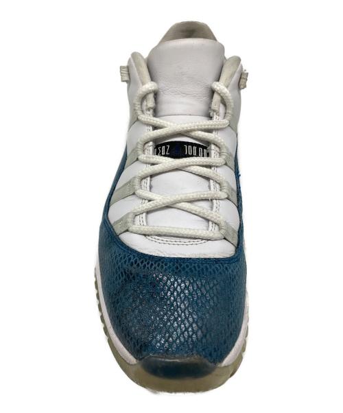 NIKE（ナイキ）NIKE (ナイキ) AIR JORDAN 11 LOW ホワイト×ネイビー サイズ:SIZE 29cmの古着・服飾アイテム