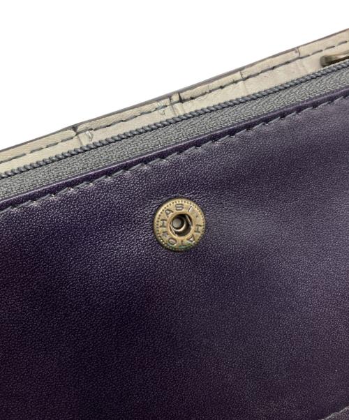 MOTHERHOUSE（マザーハウス）MOTHERHOUSE (マザーハウス) 2つ折り財布 パープルの古着・服飾アイテム