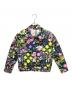 VIVIENNE TAM（ヴィヴィアンタム）の古着「バタフライガーデンプリントジャケット」｜ブラック
