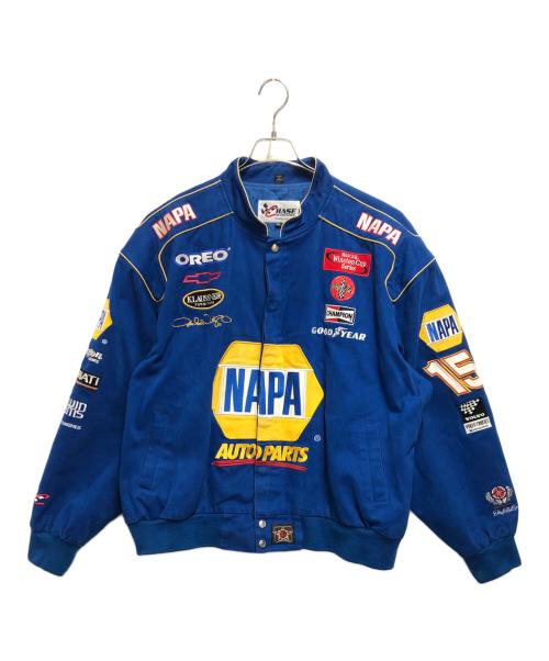 CHASE authentics（チェイスオーセンティック）CHASE authentics (チェイスオーセンティック) レーシングジャケット ブルー サイズ:ＳＩＺＥ　２ＸＬ　の古着・服飾アイテム