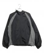 FREAK'S STORE×MR HEARTSフリークスストア×ミスターハーツ）の古着「2TONE SWITCHING ZIP UP BLOUSON」｜グレー×ブラック