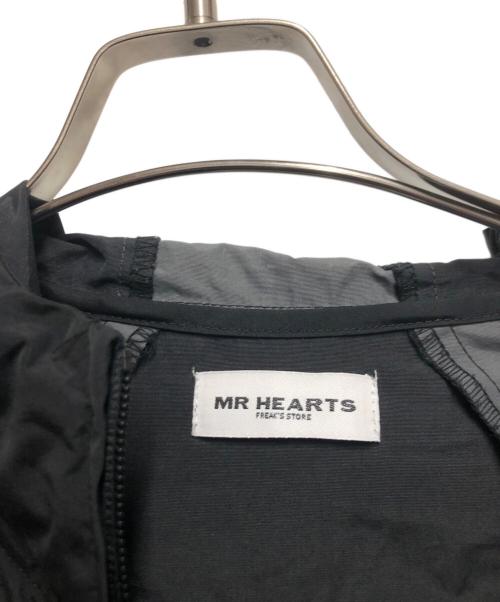 FREAK'S STORE（フリークスストア）FREAK'S STORE (フリークストア) MR HEARTS 2TONE SWITCHING ZIP UP BLOUSON グレー×ブラック サイズ:Lの古着・服飾アイテム