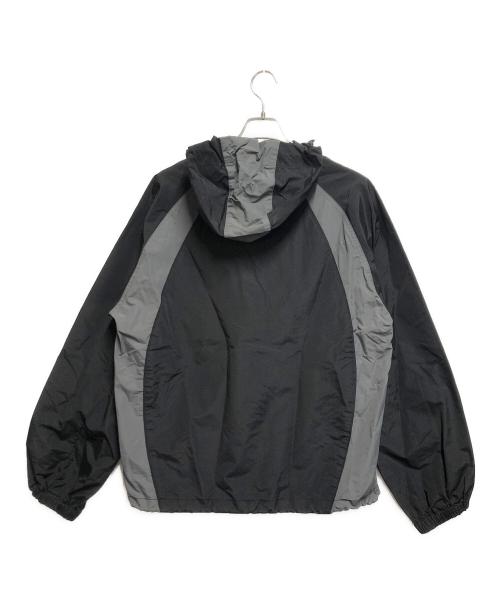 FREAK'S STORE（フリークスストア）FREAK'S STORE (フリークストア) MR HEARTS 2TONE SWITCHING ZIP UP BLOUSON グレー×ブラック サイズ:Lの古着・服飾アイテム