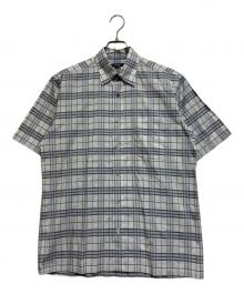 BURBERRY LONDON（バーバリーロンドン）の古着「半袖シャツ」｜ブルー