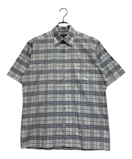 BURBERRY LONDON（バーバリーロンドン）BURBERRY LONDON (バーバリーロンドン) 半袖シャツ ブルー サイズ:Mの古着・服飾アイテム