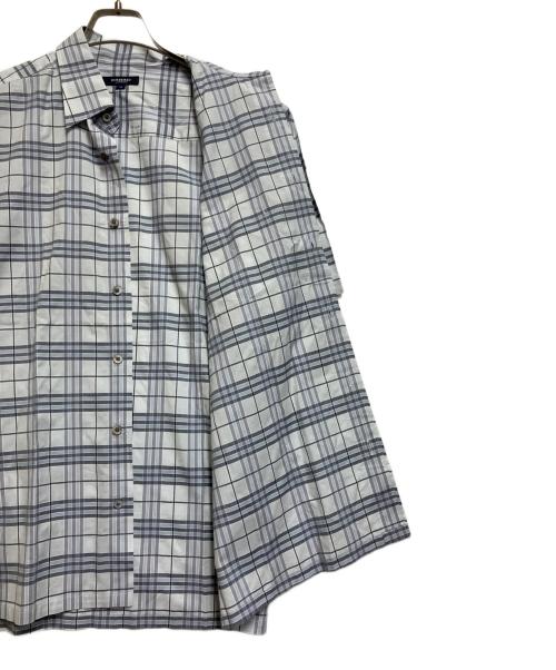 BURBERRY LONDON（バーバリーロンドン）BURBERRY LONDON (バーバリーロンドン) 半袖シャツ ブルー サイズ:Mの古着・服飾アイテム