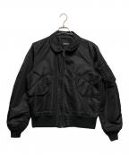 AVIREXアヴィレックス）の古着「フライトジャケット」｜ブラック