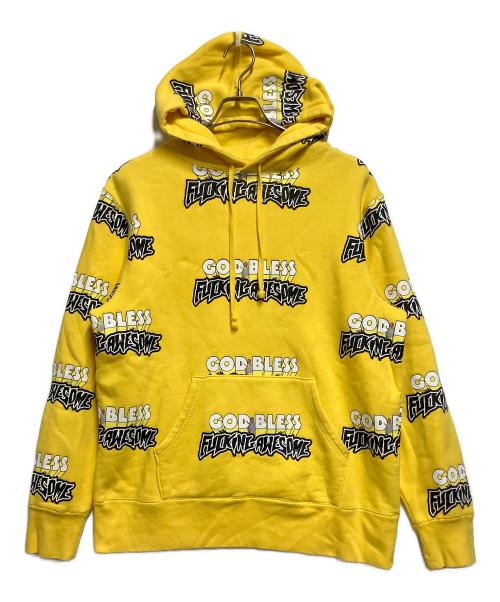 FUCKING AWESOME（ファッキンオーサム）FUCKING AWESOME (ファッキンオーサム) プルオーバーパーカー イエロー サイズ:SIZE Mの古着・服飾アイテム