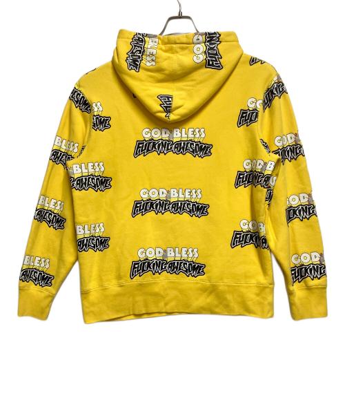 FUCKING AWESOME（ファッキンオーサム）FUCKING AWESOME (ファッキンオーサム) プルオーバーパーカー イエロー サイズ:SIZE Mの古着・服飾アイテム