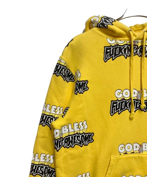 FUCKING AWESOME（ファッキンオーサム）FUCKING AWESOME (ファッキンオーサム) プルオーバーパーカー イエロー サイズ:SIZE Mの古着・服飾アイテム