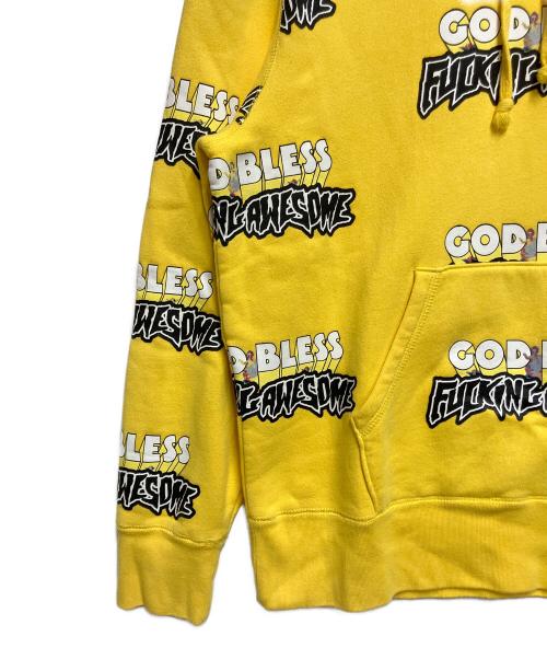 FUCKING AWESOME（ファッキンオーサム）FUCKING AWESOME (ファッキンオーサム) プルオーバーパーカー イエロー サイズ:SIZE Mの古着・服飾アイテム