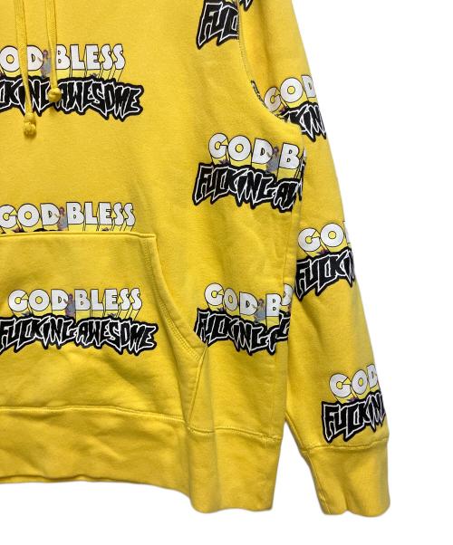 FUCKING AWESOME（ファッキンオーサム）FUCKING AWESOME (ファッキンオーサム) プルオーバーパーカー イエロー サイズ:SIZE Mの古着・服飾アイテム