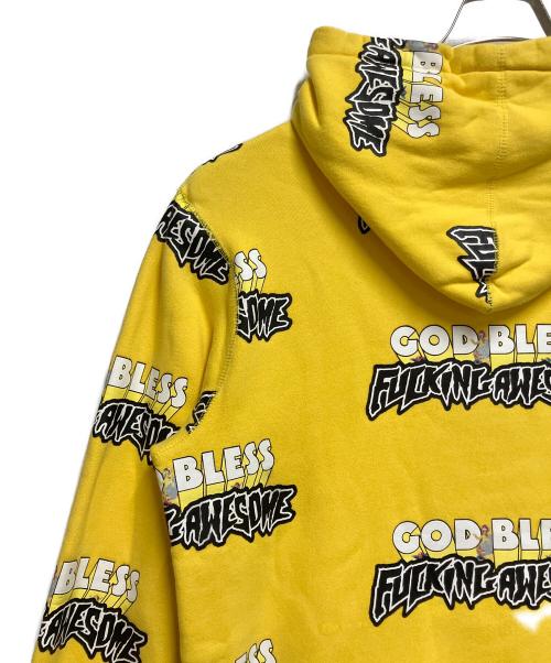 FUCKING AWESOME（ファッキンオーサム）FUCKING AWESOME (ファッキンオーサム) プルオーバーパーカー イエロー サイズ:SIZE Mの古着・服飾アイテム